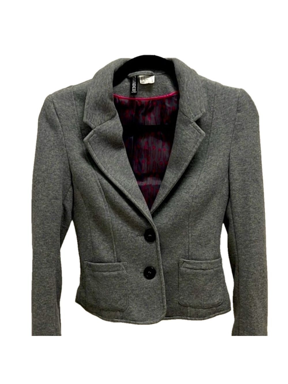 🎈$5 add on. Divided| Grey soft blazer.
